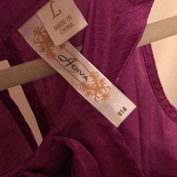 Polyester Ruffled Sleeveless Blouse - Picture 4 of 4